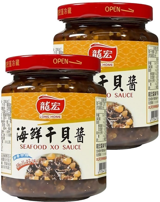龍宏 海鮮干貝醬, 270g, 2罐