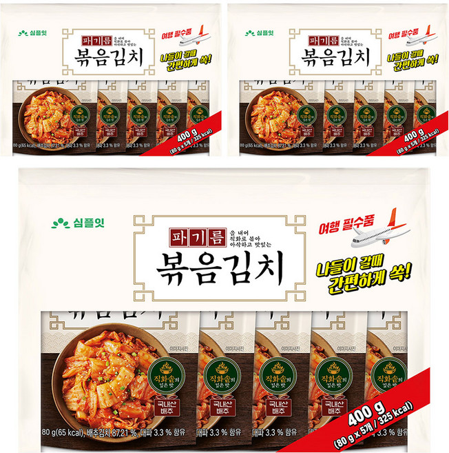 SIMPLEAT 蔥油拌炒泡菜, 15個, 80g