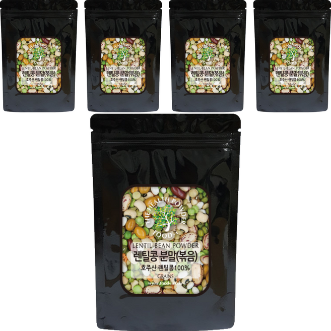 스쿨아이 렌즈콩 분말 볶음 호주산, 5개, 200g