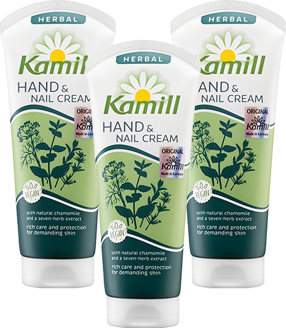 카밀 핸드 앤 네일 크림 허벌, 3개