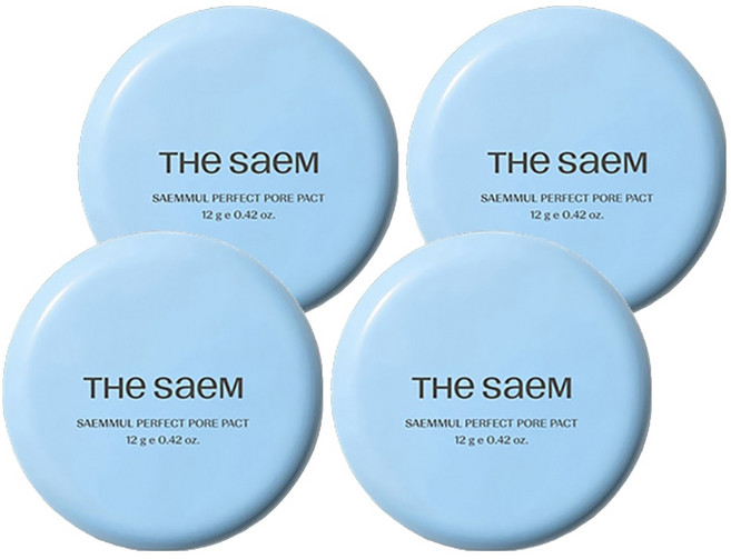 더샘 샘물 퍼펙트 포어 팩트파우더 12g, 4개