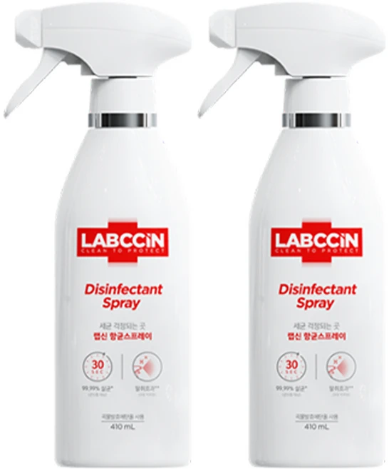 랩신 V3 항균 스프레이 살균제, 410ml, 2개 - 쿠팡
