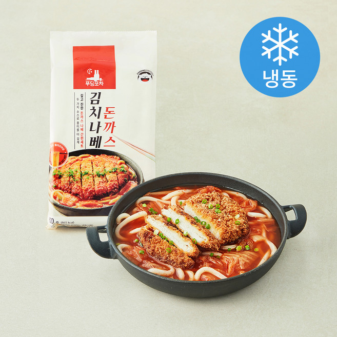 푸딩포차 돈까스김치나베, 620g, 1개