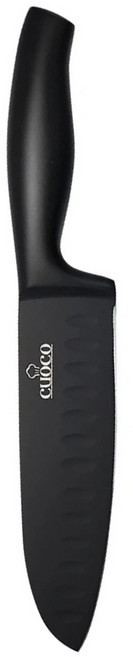 CUOCO 420粉末鋼三德刀, 1個, 黑色