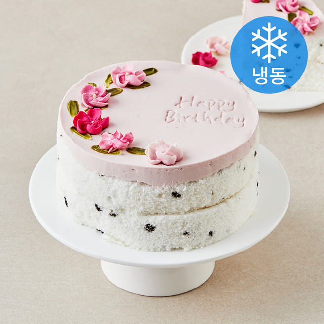 앙금플라워 쌀케이크 Happy Birthday, 590g, 1개, 1개입