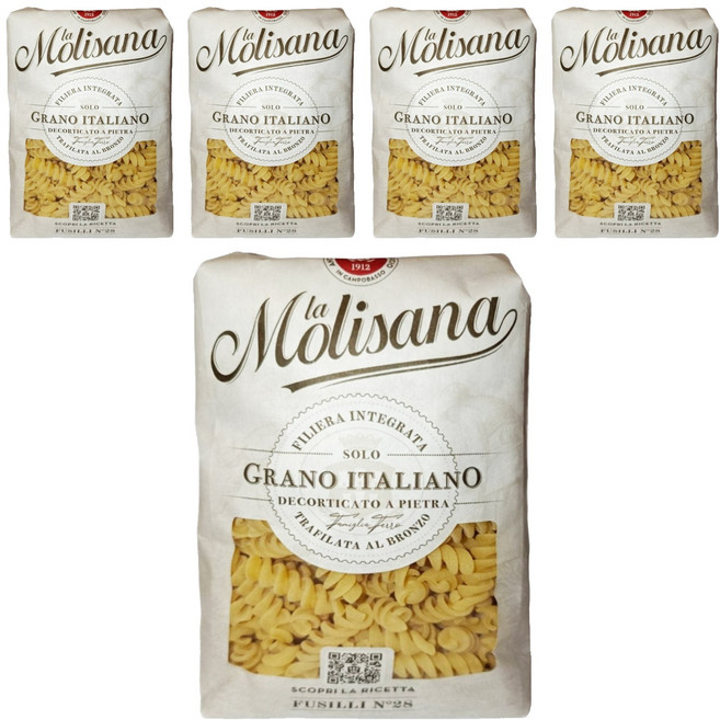 la Molisana 茉莉 義大利螺旋麵 28, 5包, 500g