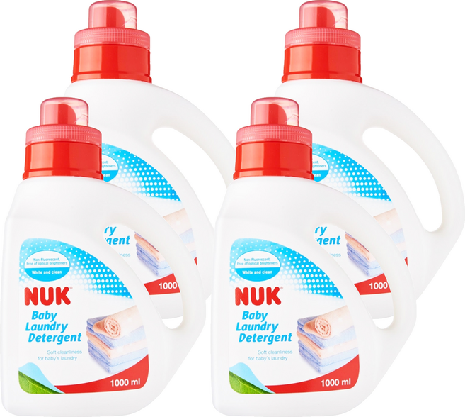 NUK 嬰兒洗衣精, 1L, 4瓶