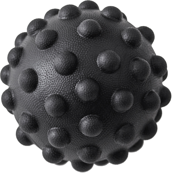 erugam 欸嚕嘎姆 爆彈按摩球 TPR材質 直徑6.5cm, 黑色, 1個