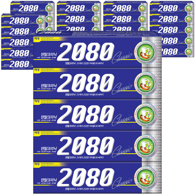 2080 클래식 치약, 170g, 1개입, 30개