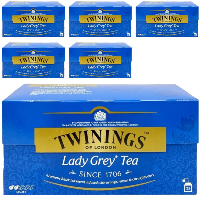 TWININGS 唐寧茶 仕女伯爵茶, 2g, 25包, 6盒