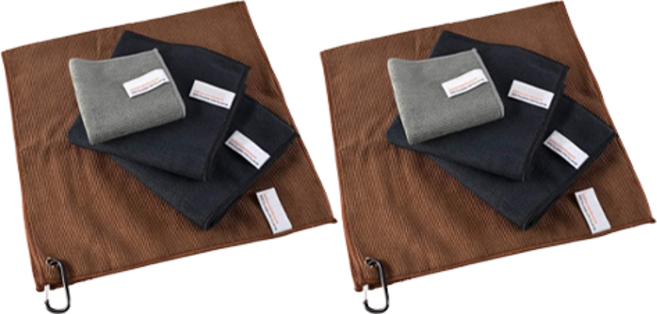 칼딘 프리미엄 극세사 바리스타 타월 4종 세트, 2세트