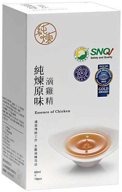 純煉 原味滴雞精, 60ml, 10包, 1盒