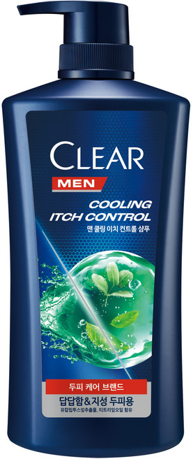 클리어 맨 쿨링 이치 컨트롤 샴푸, 650ml, 1개
