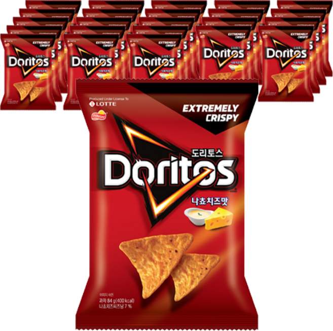 도리토스 나쵸치즈맛, 84g, 24개