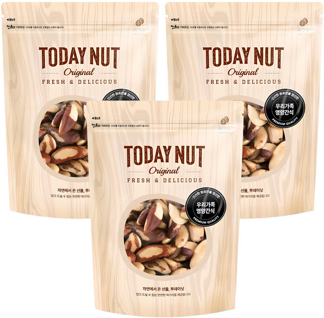 Today Nuts 巴西堅果, 300g, 3包