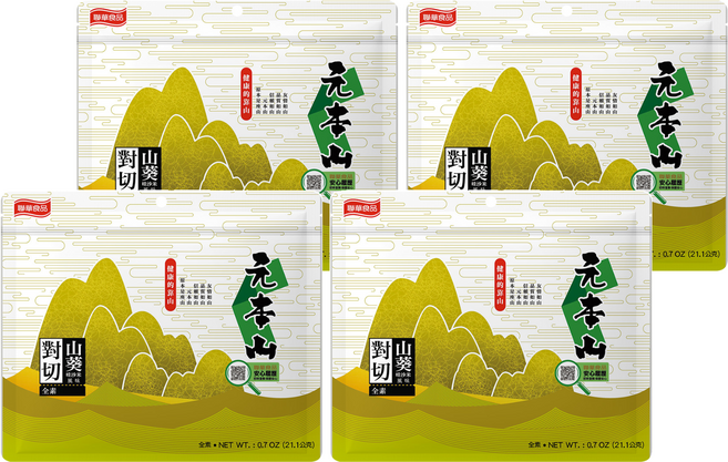 元本山 哇沙米風味對切海苔, 21.1g, 4包