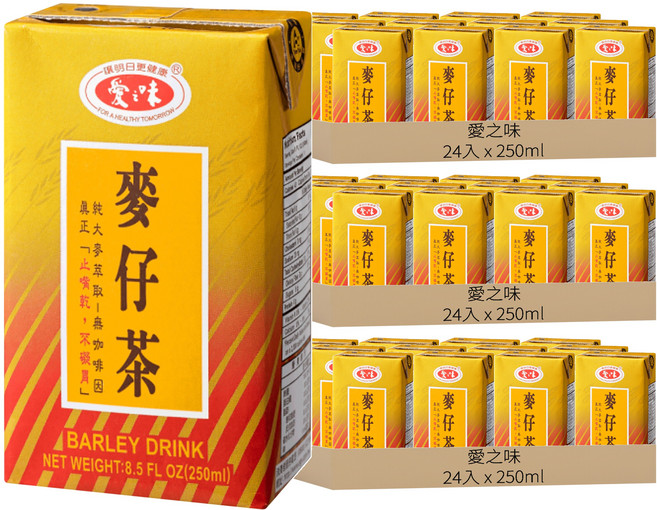 愛之味 麥仔茶, 250ml, 72入
