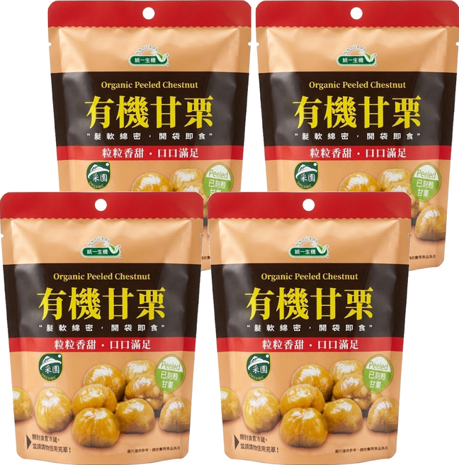 統一生機 有機甘栗, 4包
