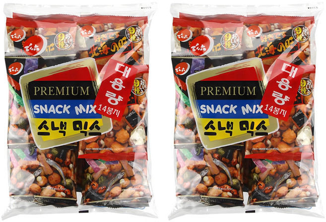 덴로쿠 스낵믹스, 294g, 2개
