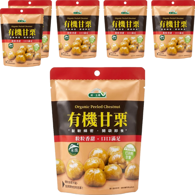 統一生機 有機甘栗, 6包