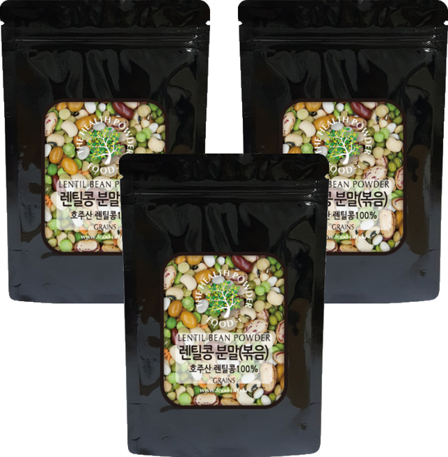 스쿨아이 렌즈콩 분말 볶음 호주산, 3개, 200g