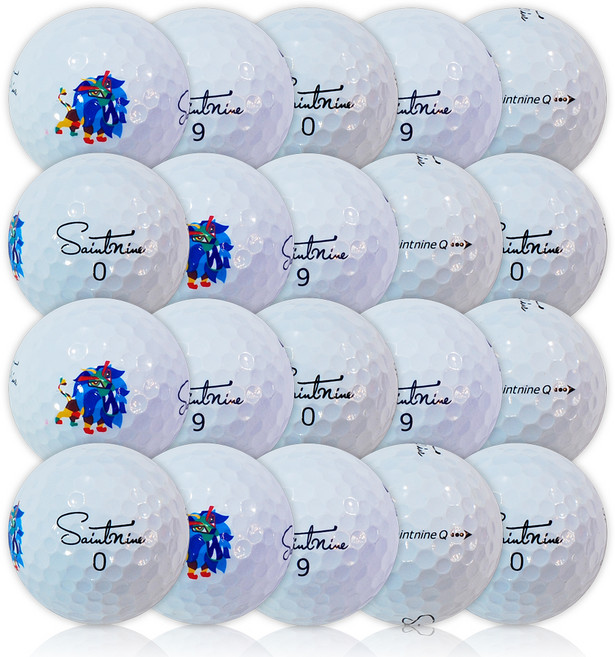 세인트나인 캐릭터 혼합 로스트볼 2등급, 펄화이트, 1개입, 20개