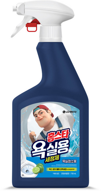 홈스타 욕실용 세정제 라임바질향, 750ml, 1개