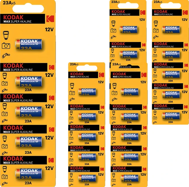 코닥 맥스 23A MN21 12V 알카라인 건전지, 5개입, 5개 - 쿠팡