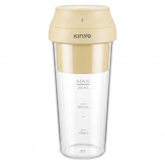 Kinyo 隨行杯充電式果汁機 黃色, AJU-5769