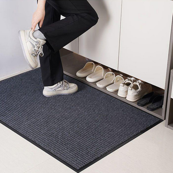 아리코 현관 발매트, 그레이, 1개