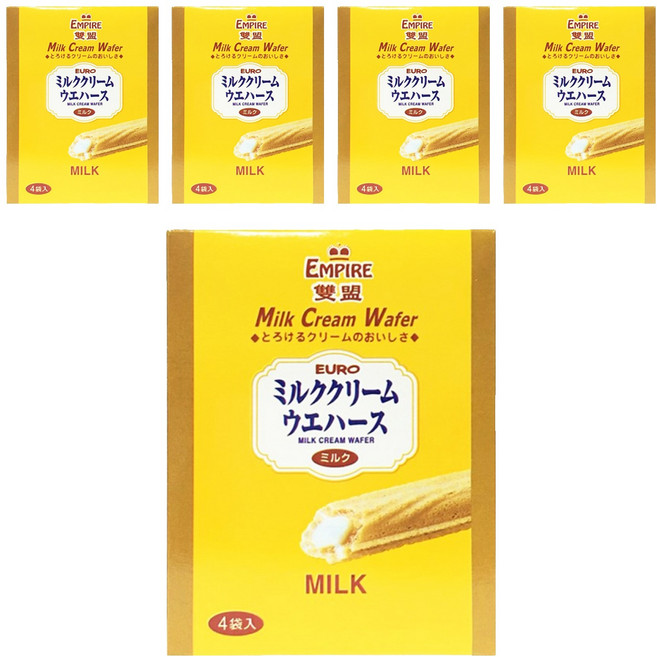 EMPIRE 雙盟 牛奶酥棒, 100g, 5盒