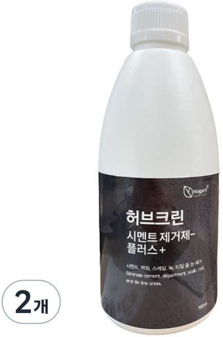 허브크린 플러스 시멘트 제거제, 500ml, 2개