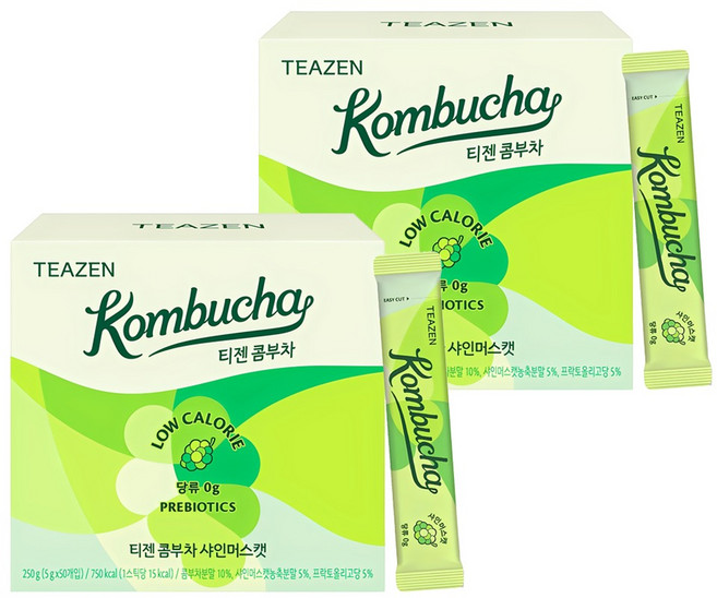 티젠 콤부차 샤인머스캣, 5g, 50개입, 2개