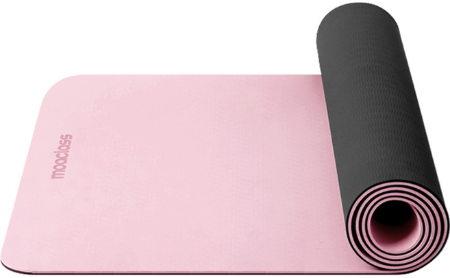 모아클래스 TPE 요가 매트, 핑크, 1개