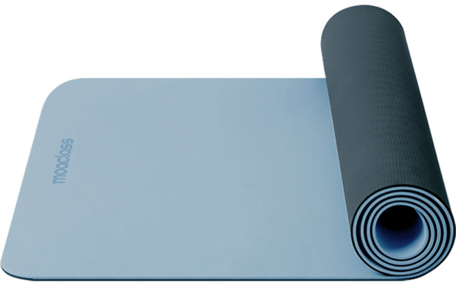 모아클래스 TPE 요가 매트, 블루, 1개