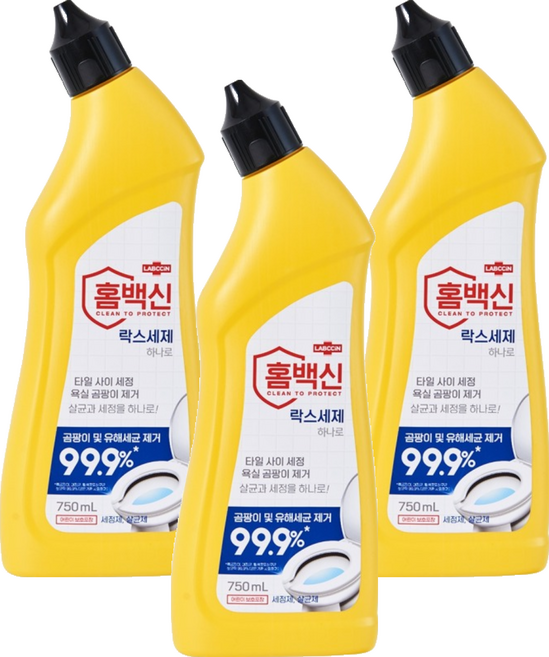 랩신 홈백신 락스세제, 750ml, 3개