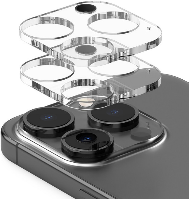 누아트 후면 카메라 렌즈 강화유리 보호필름 2개입, 1세트