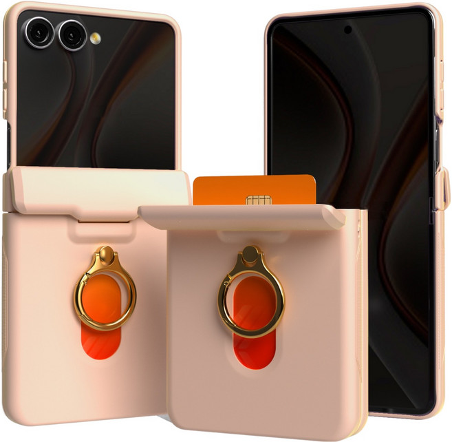 엑씨 가디언 카드수납 링 자동 폴딩 힌지보호 휴대폰 케이스