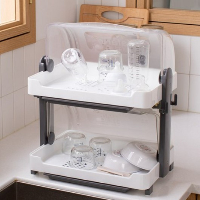 뉴코코맘 젖병건조대, 2단, 그레이, 1개