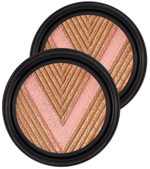 끌레드벨 글로우파워 리프트 브이 쿠션 파운데이션 리필 13g, 21호, 2개