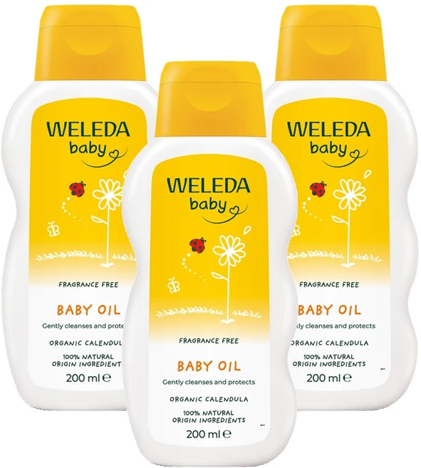 벨레다 카렌듈라 베이비 무향료 오일, 200ml, 3개 - 쿠팡