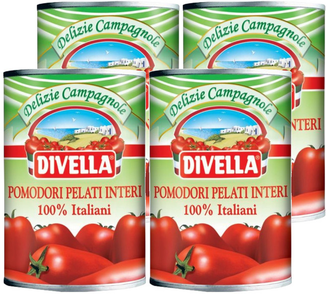 디벨라 홀토마토 통조림, 400g, 4개