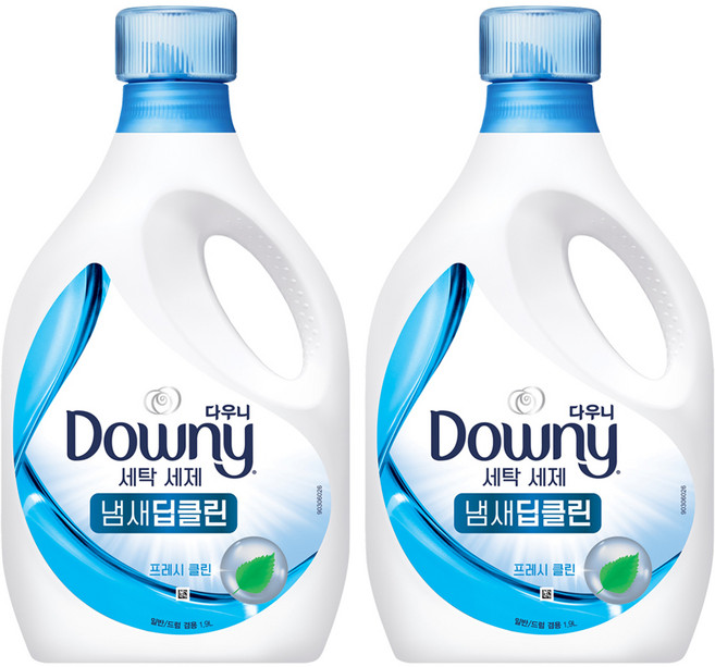 Downy 去味深層清潔洗衣精 清新潔淨香, 1.9L, 2瓶