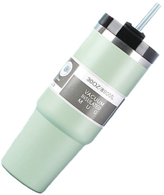 워터하마 대용량 스탠 보온 보냉 텀블러, 민트, 890ml, 1개