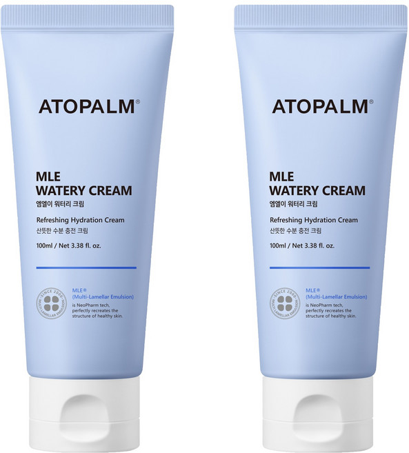 아토팜 MLE 워터리 크림, 100ml, 2개