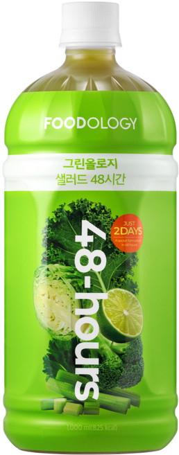 푸드올로지 그린올로지 샐러드 48시간 주스, 1L, 1개