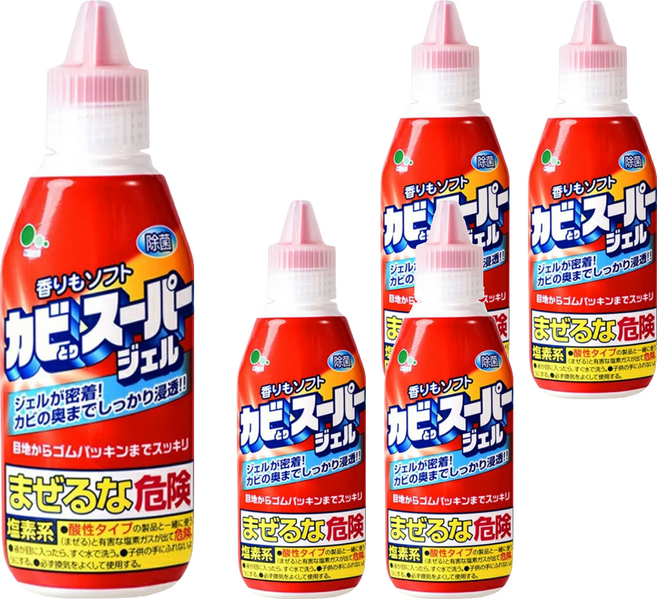 Mitsuei 浴室除霉凝膠 針對磁磚縫隙清潔, 100g, 5瓶