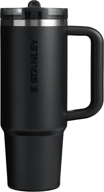 STANLEY 台灣公司貨 防漏吸管隨手杯, 消光黑, 1個, 880ml