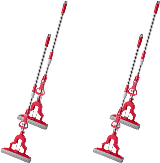 리아오 접이식 매직펄프 청소기 밀대, 4개