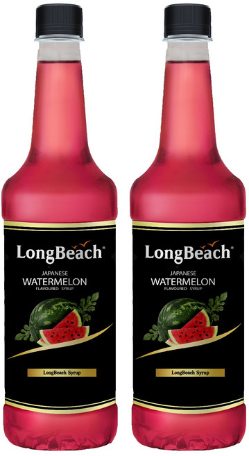 롱비치 수박향 시럽, 740ml, 2개